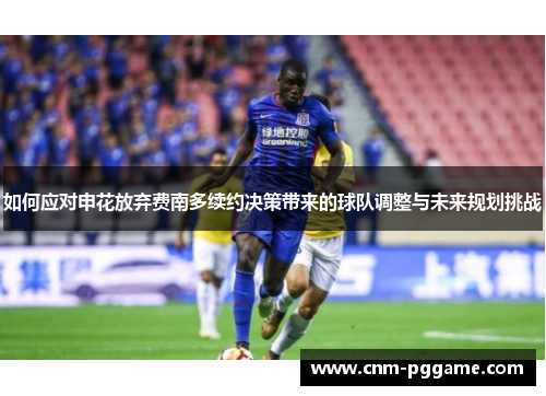 如何应对申花放弃费南多续约决策带来的球队调整与未来规划挑战