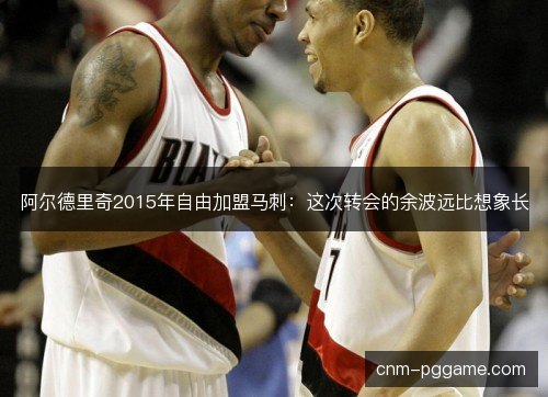 阿尔德里奇2015年自由加盟马刺：这次转会的余波远比想象长